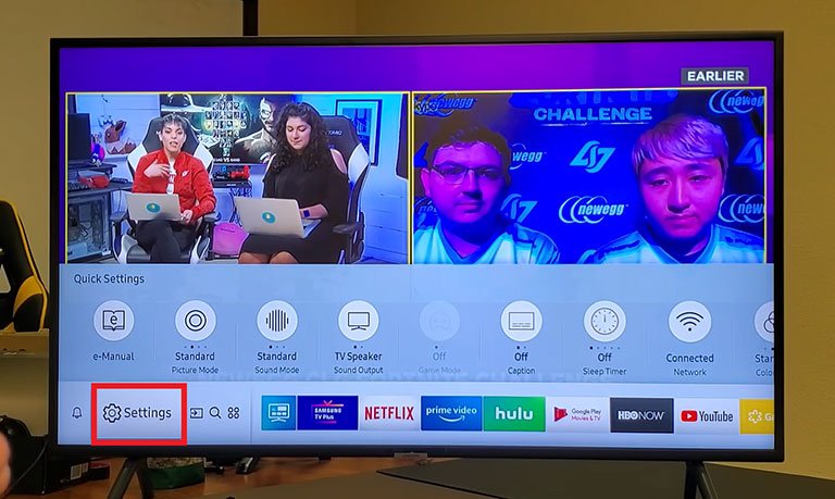 Go to TV Settings Go to TV Settings
