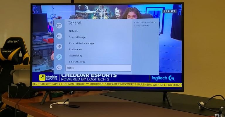 Click on Reset Option