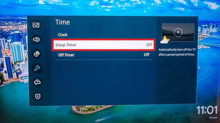 Disable the Sleep Timer Disable the Sleep Timer
