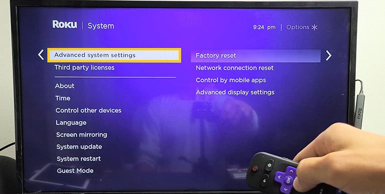 Go to Advance System Settings Go to Advance System Settings