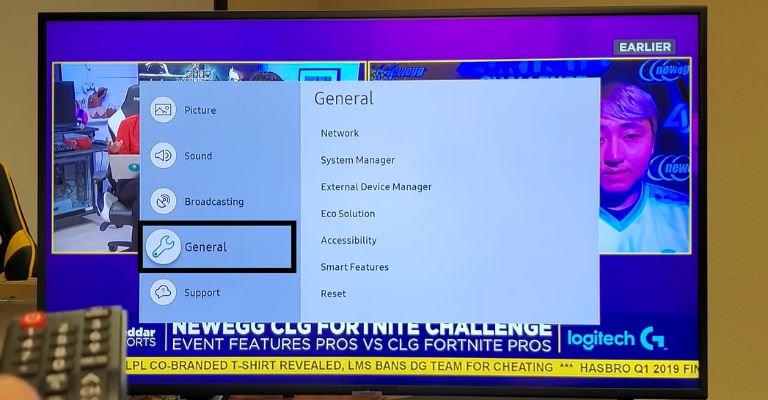 Go to General Go to General