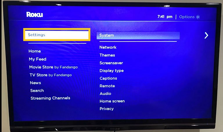 Go to Settings Go to Settings