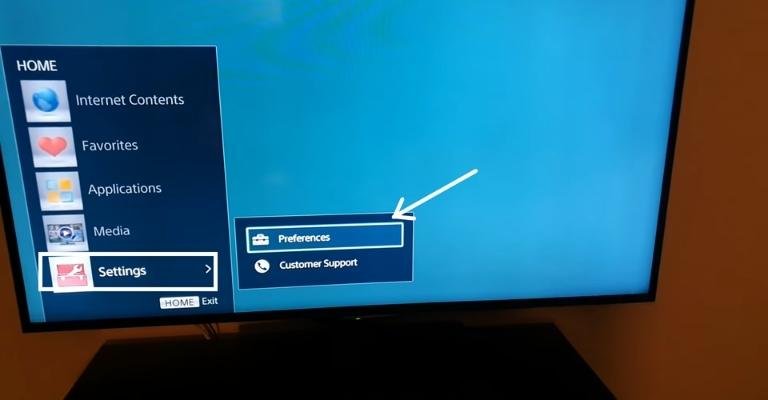 Press Preferences after Settings