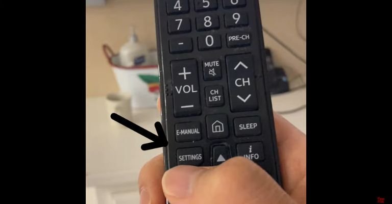 Press the Settings Button Press the Settings Button