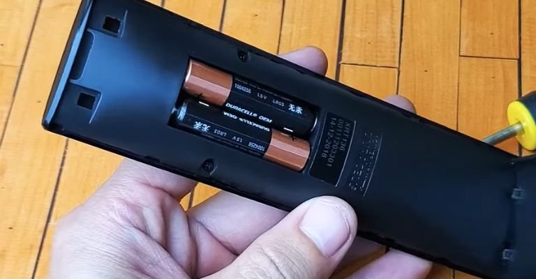 Remove Remote Batteries Remove Remote Batteries