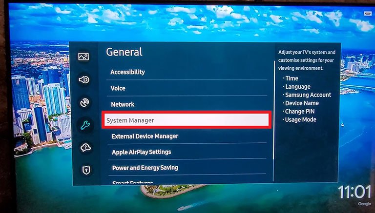 Select System Manager Select System Manager