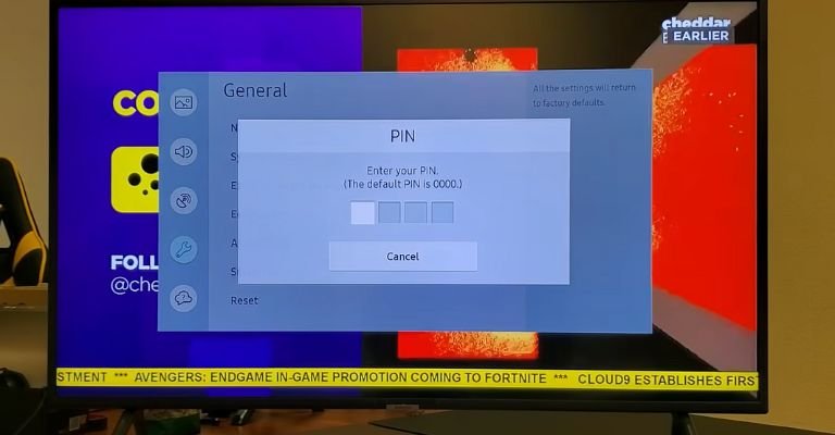 Type the Reset PIN Type the Reset PIN