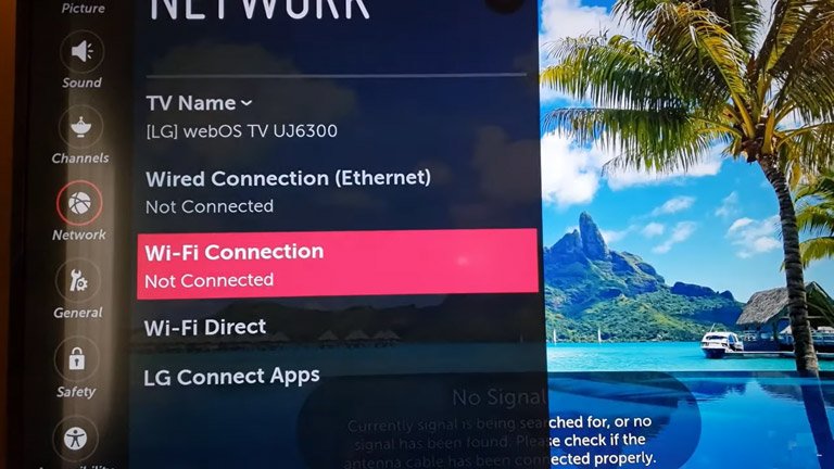 LG TV WiFi Not Connected LG TV WiFi Not Connected