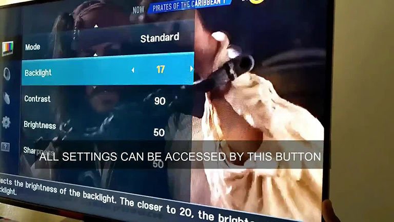 Use Control Stick to Access Picture Settings Use Control Stick to Access Picture Settings