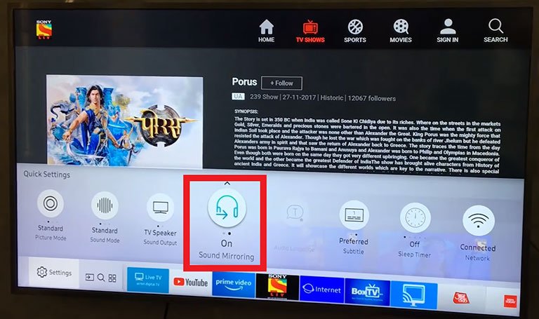 Enable Sound Mirroring Enable Sound Mirroring