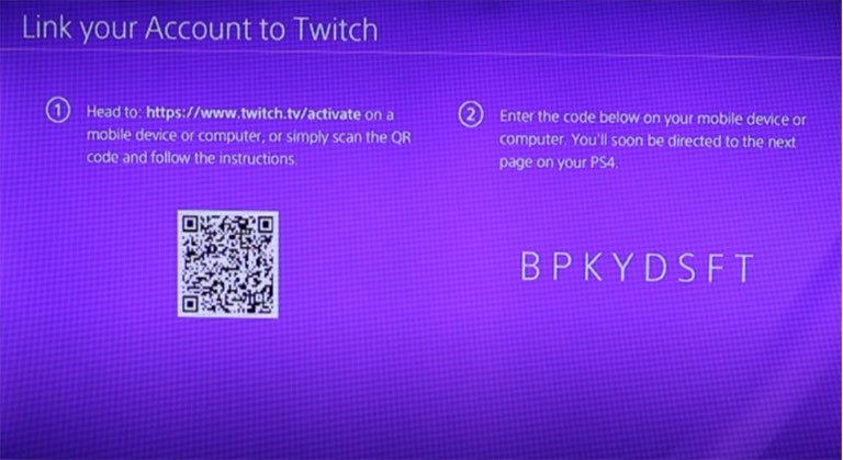 Link Account to Twitch with Code Link Account to Twitch with Code