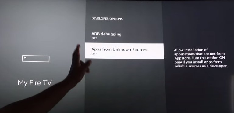 My Fire TV - Apps from Unknown Sources