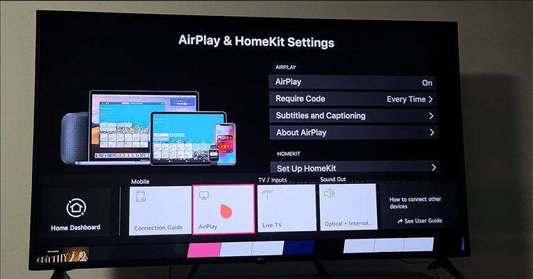 Turn On AirPlay Turn On AirPlay