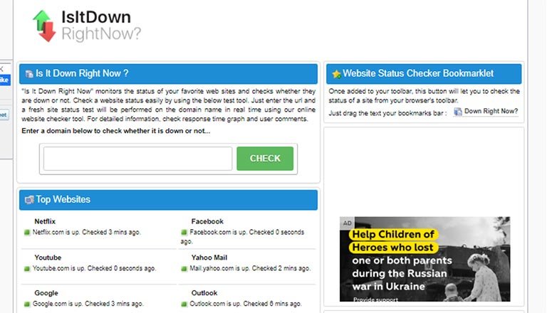 Is It Down Right Now Website Is It Down Right Now Website