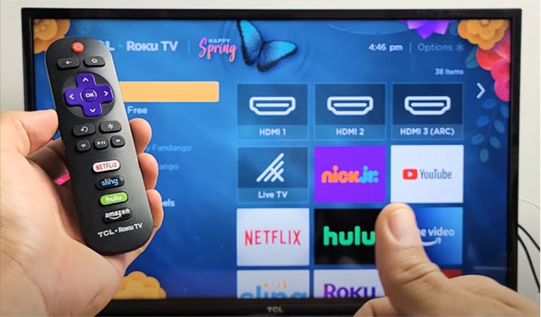 Roku TV and Remote
