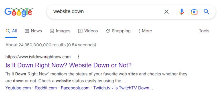 Website Down Google Search Website Down Google Search