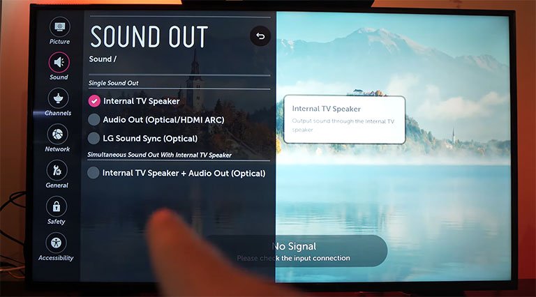 Change the Sound Out Options Change the Sound Out Options