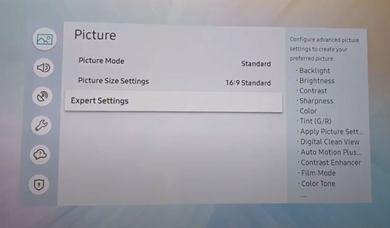 Choose Expert Settings Choose Expert Settings