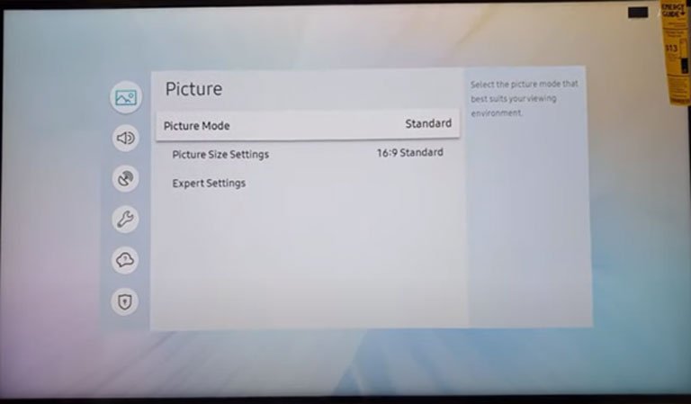 Choose Picture Mode Choose Picture Mode