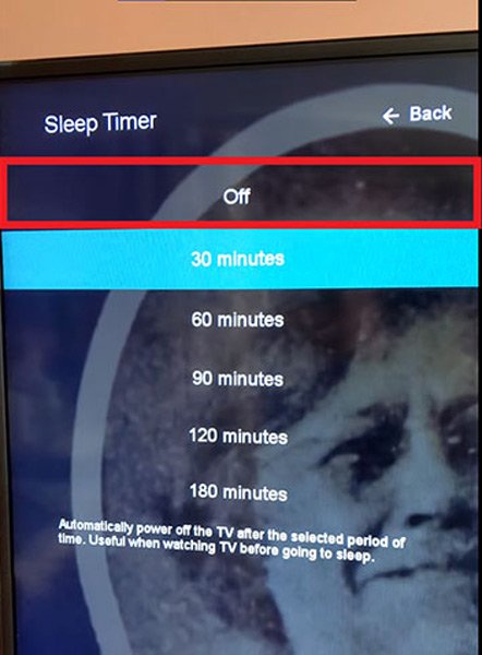 Disable Sleep Timer Disable Sleep Timer