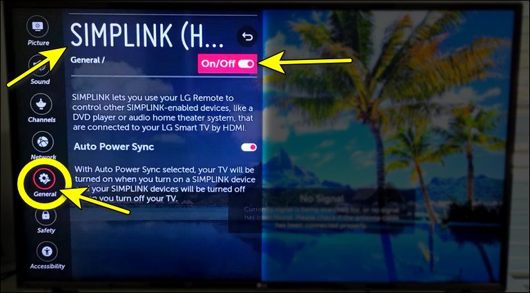 Search for the Simplink Option and Turn It Off Search for the Simplink Option and Turn It Off