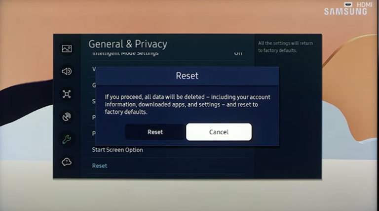Select Reset Once More Select Reset Once More