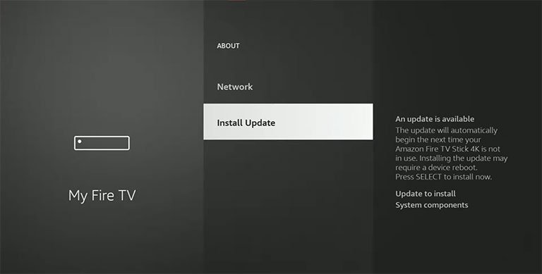 Update the Firestick Firmware