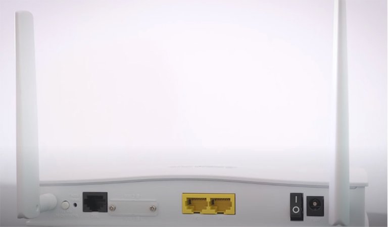 Back of Router