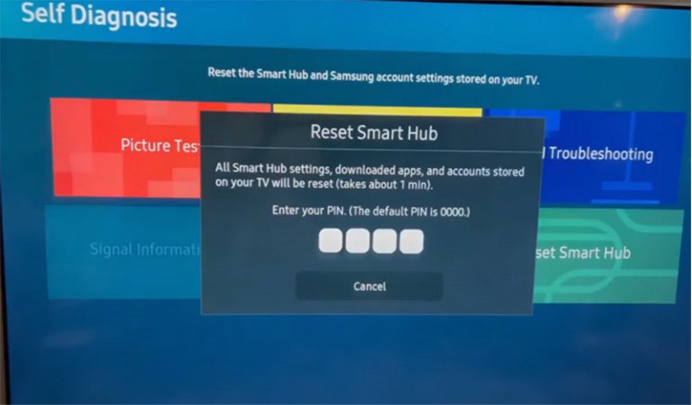 Reset Smart Hub PIN