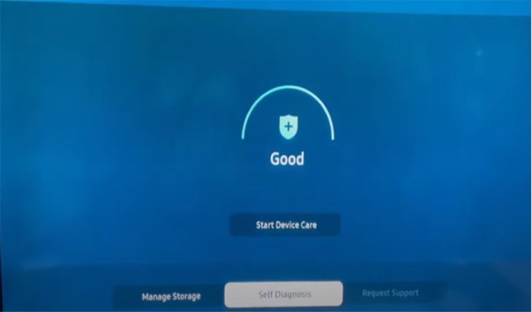Samsung TV Self Diagnosis