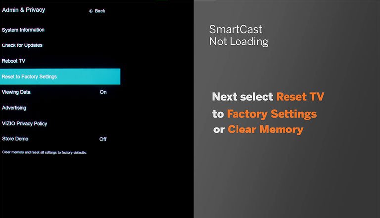 Factory Reset Your Vizio TV