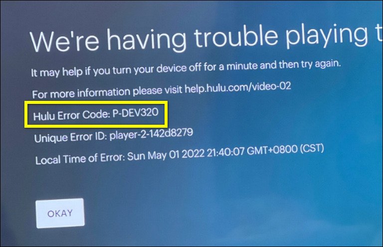 Hulu Error Code Hulu Error Code
