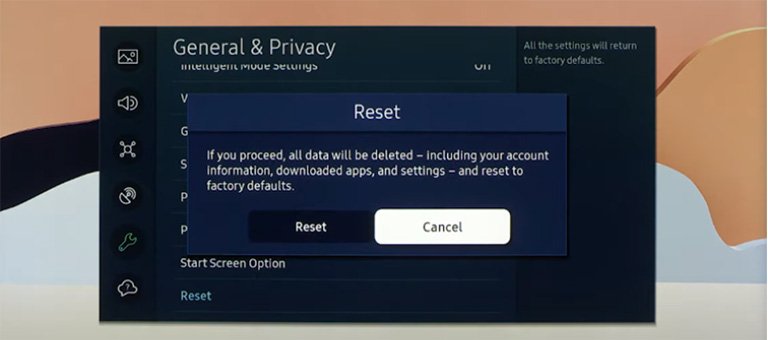Confirm Reset Confirm Reset