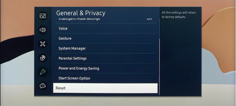General & Privacy Then Reset General & Privacy Then Reset