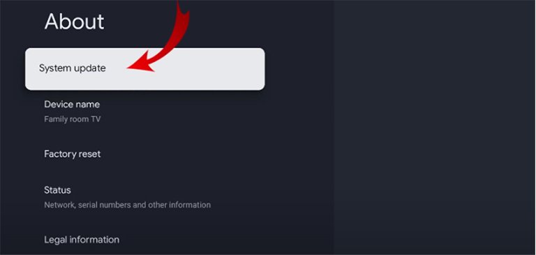 System Update System Update