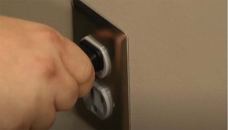Unplug TV From Power Outlet