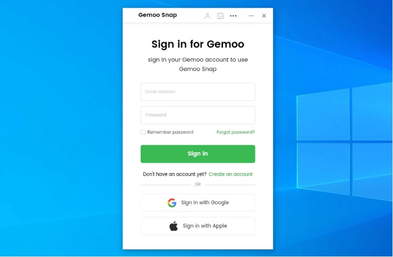 Sign In to Gemoo