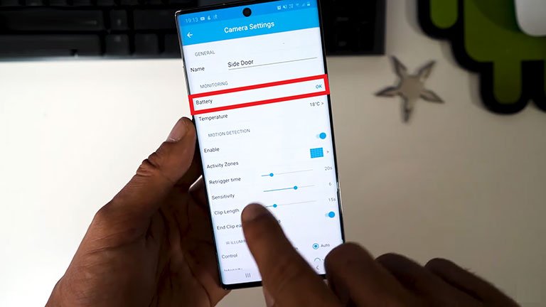 Battery Status of Blink Camera Battery Status of Blink Camera