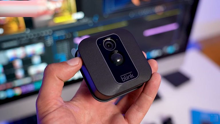 Holding Blink Camera Holding Blink Camera