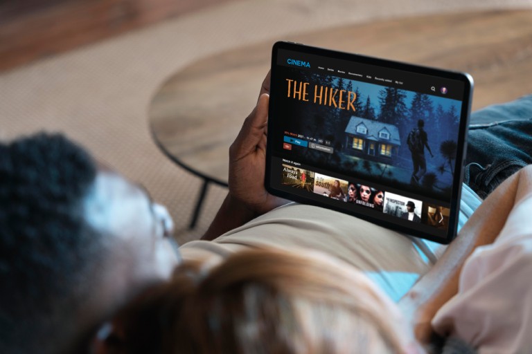 Streaming content on tablet